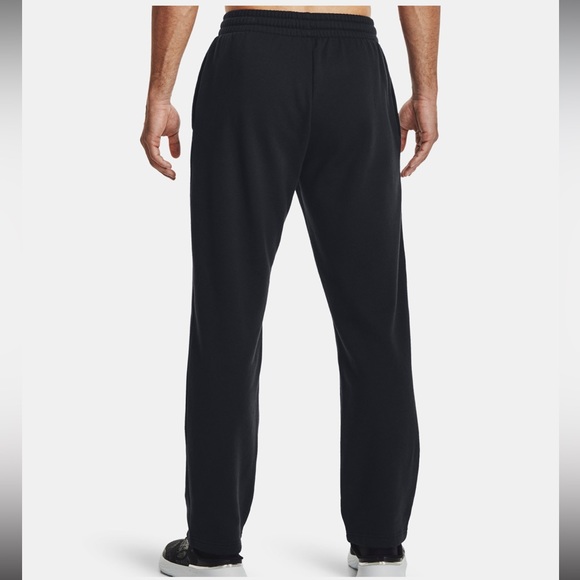 Under Armour Black Fleece Loose Sweatpants Men’s Size Small - Picture 2 of 7
